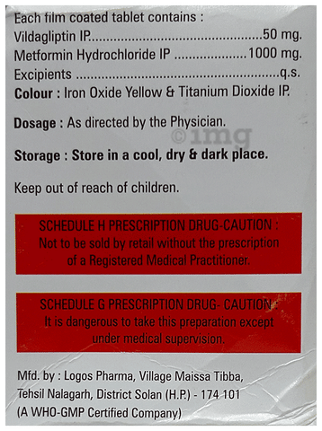 Vildapin-M 50/1000 Tablet image