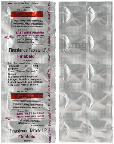 Finabald 1mg Tablet image