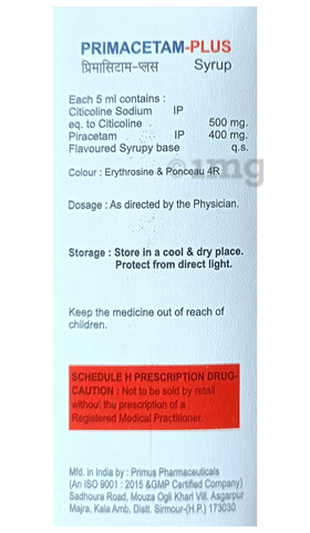 Primacetam-Plus Syrup image
