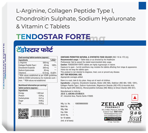 Tendostar Forte Tablet image Tendostar Forte Tablet image