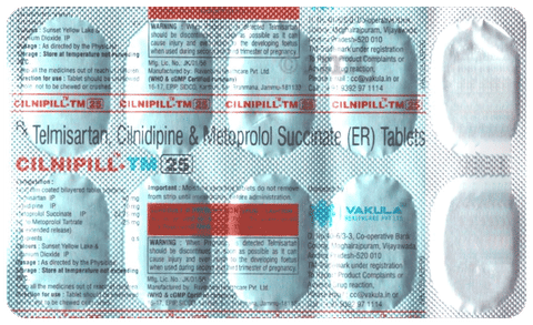 Cilnipill-TM 25 Tablet ER image Cilnipill-TM 25 Tablet ER image