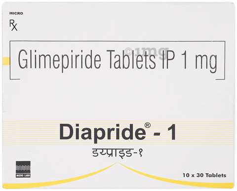 Diapride 1 Tablet image