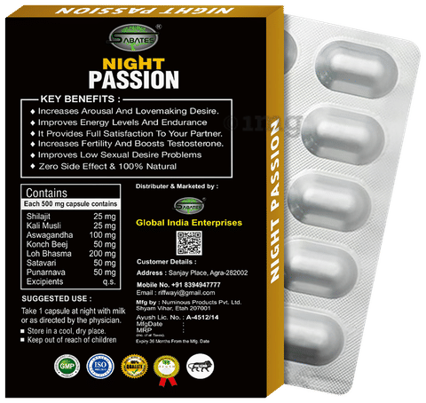 Sabates Night Passion Capsule image Sabates Night Passion Capsule image