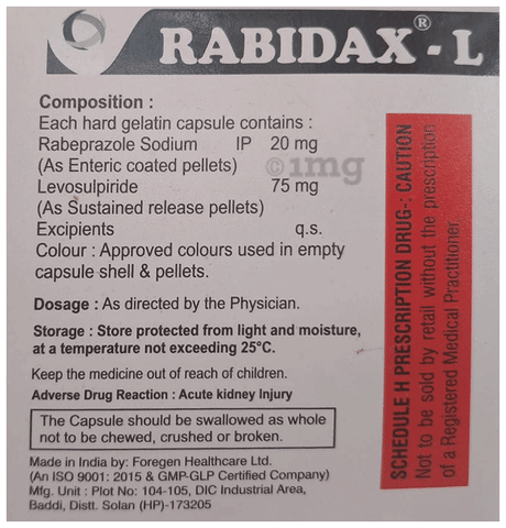 Rabidax-L Capsule SR image