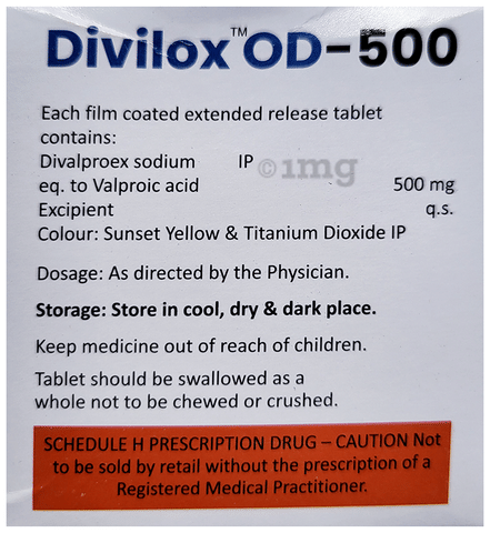 Divilox OD-500 Tablet image