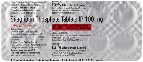 GluRA 100mg Tablet image