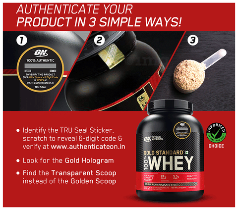 Optimum Nutrition (ON) Gold Standard 100% Whey Protein For