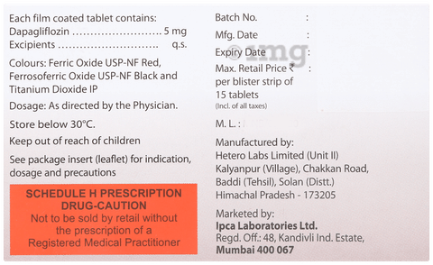 T2C 5mg Tablet image