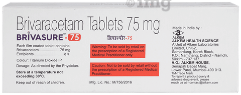 Brivasure 75mg Tablet image