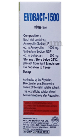 Evobact 1500 Injection image Evobact 1500 Injection image