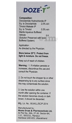 Doze T Eye Drop image Doze T Eye Drop image