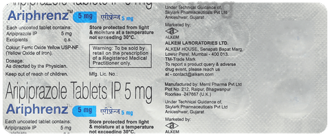 Ariphrenz 5mg Tablet image