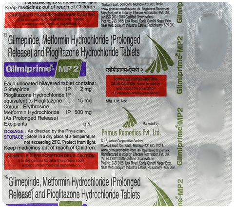 Glimiprime-MP 2 Tablet PR