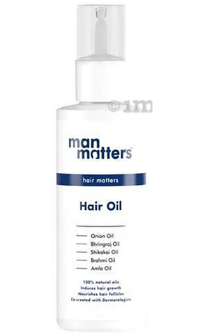 Man Matters Advance Derma Roller  Hair Oil 100ml  With Bhringraj