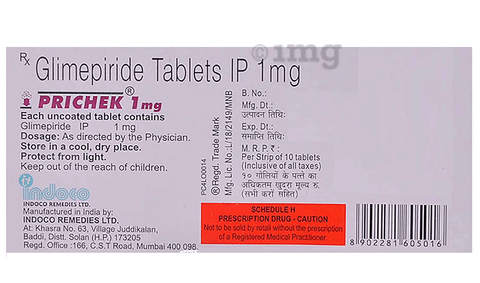 Prichek 1mg Tablet image
