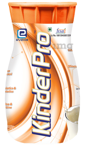 Evexia KinderPro with Bacopa Monnieri & Omega 3 | For Children's Gut Health, Growth & Immunity | Flavour Vanilla Powder 1