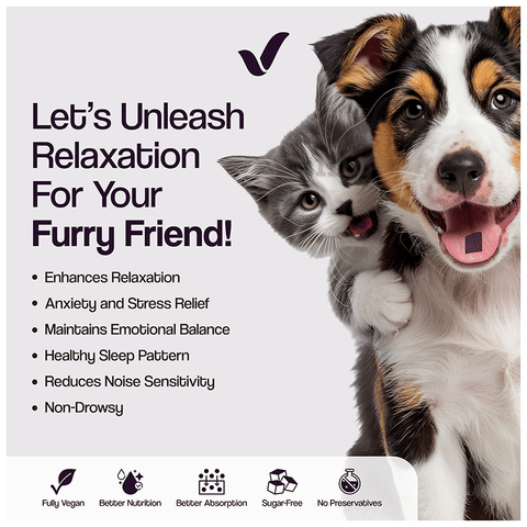 Relax Otc Anxiety Meds For Dogs Vitricion Pet Calming Oral Strip