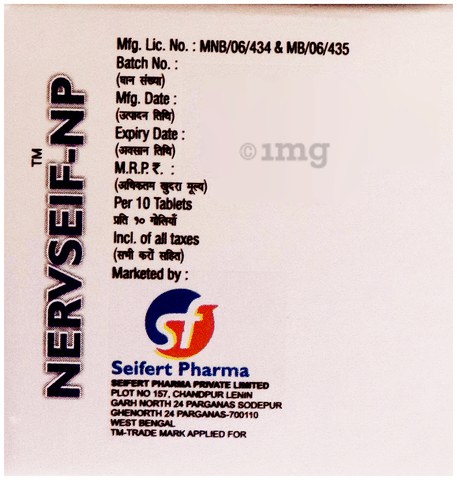 Nervseif-NP Tablet SR image