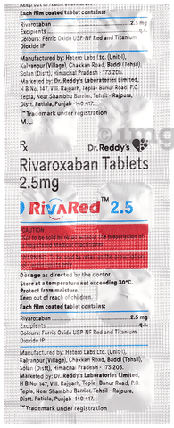Rivared 2.5mg Tablet image