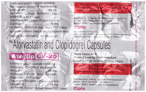 Atorlip CV 20 Capsule image Atorlip CV 20 Capsule image