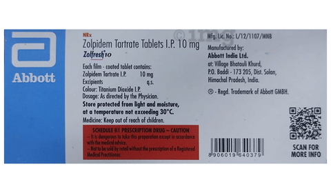 Zolfresh 10mg Tablet image