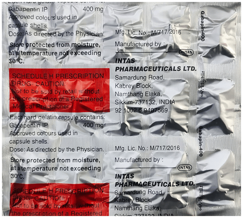 Gabapin 400 Capsule image Gabapin 400 Capsule image