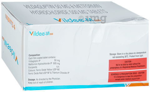 Vildee-M 500 Tablet image Vildee-M 500 Tablet image