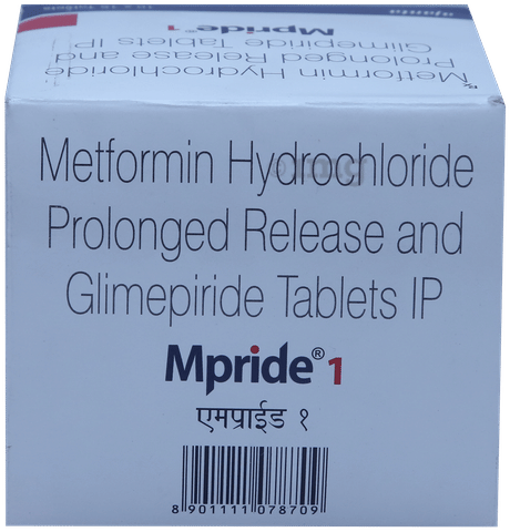Mpride 1mg/500mg Tablet PR image Mpride 1mg/500mg Tablet PR image