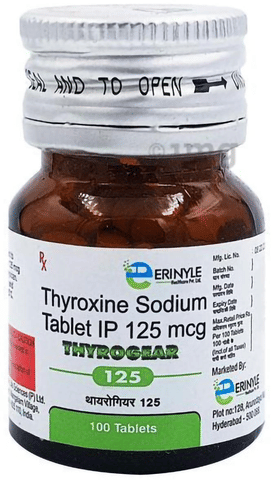 Thyrogear 125mcg Tablet image Thyrogear 125mcg Tablet image