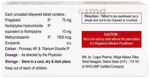 Neurolong-PGM Tablet image Neurolong-PGM Tablet image
