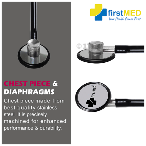 Firstmed ST-01 Stethoscope Black 6