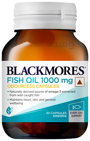 Blackmores Odourless Fish Oil 1000mg Capsule for Healthy Heart