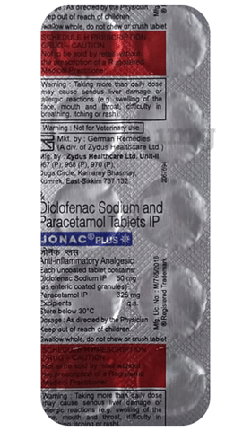 Jonac Plus 50mg/325mg Tablet image Jonac Plus 50mg/325mg Tablet image