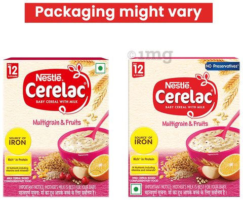 Nestle Cerelac Baby Cereal with Iron, Vitamins Minerals