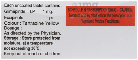 Gride 1mg Tablet image