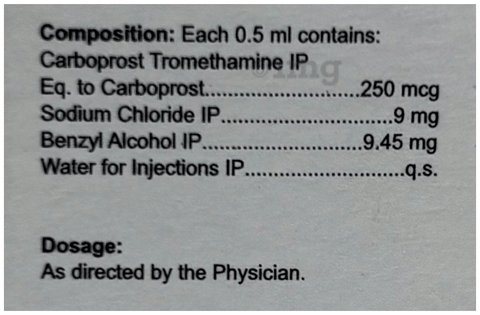 Gyprost 250 Injection image Gyprost 250 Injection image