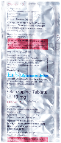 Olanex 10 Tablet image