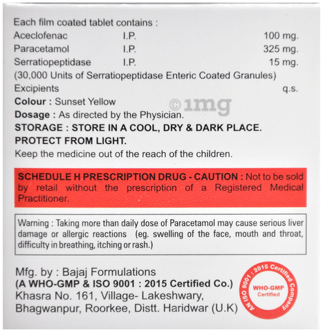 Baceflam SP Tablet image