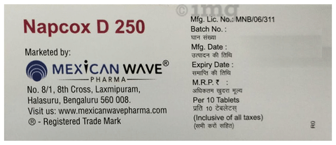 Napcox D 250 Tablet
