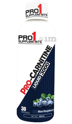 Pro 1 Supplement Pro-Carnitine Liquid 3000 Blue Raspberry: Buy bottle of  450.0 ml Liquid at best price in India | 1mg