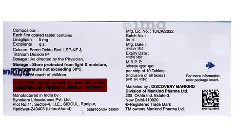 Dynaglipt L 5mg Tablet image Dynaglipt L 5mg Tablet image