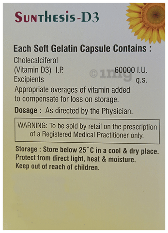 Sunthesis-D3  Softgel Capsule image