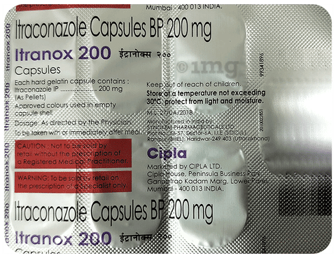 Itranox 200 Capsule image