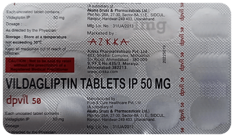 Dpvil 50 Tablet image Dpvil 50 Tablet image