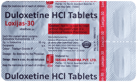 Loxijas 30mg Tablet image Loxijas 30mg Tablet image