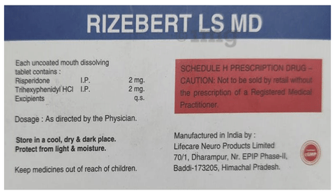 Rizebert LS MD Tablet image Rizebert LS MD Tablet image
