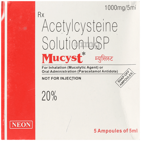 Mucyst 1000mg Injection image Mucyst 1000mg Injection image