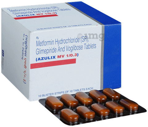 Azulix MV 1mg/500mg/0.3mg Tablet SR
