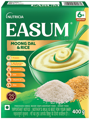 Easum Baby Cereal with Rice Moong Dal: Buy box of gm