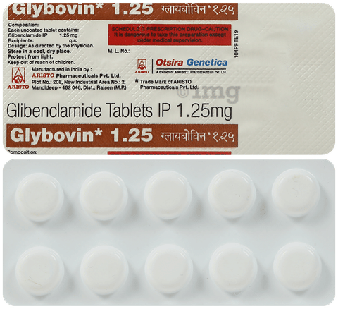 Glybovin 1.25mg Tablet
